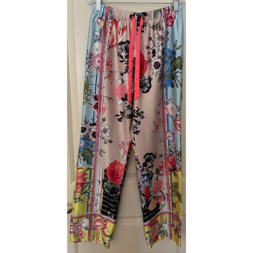 Victoria's Secret Pattern Block Patchwork Pajama Pants Women's Sz XS
